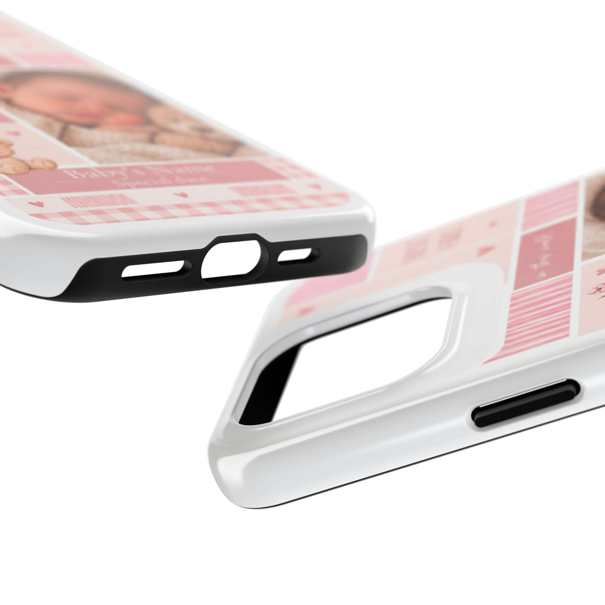 Personalized Baby Photo Phone Case – Baby Pink