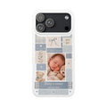 Personalized Baby Photo Slim Case – Baby Blue